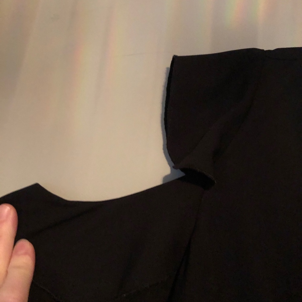 Black long sleeved shirt - Picture 3 of 6